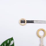 Early Bird houten macramé ring small