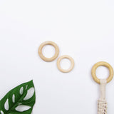 Early Bird houten macramé ring
