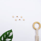 Oval Orb Macramé kralen 10 mm