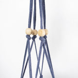 Piggy Tails Plantenhanger grijs knoopwerk